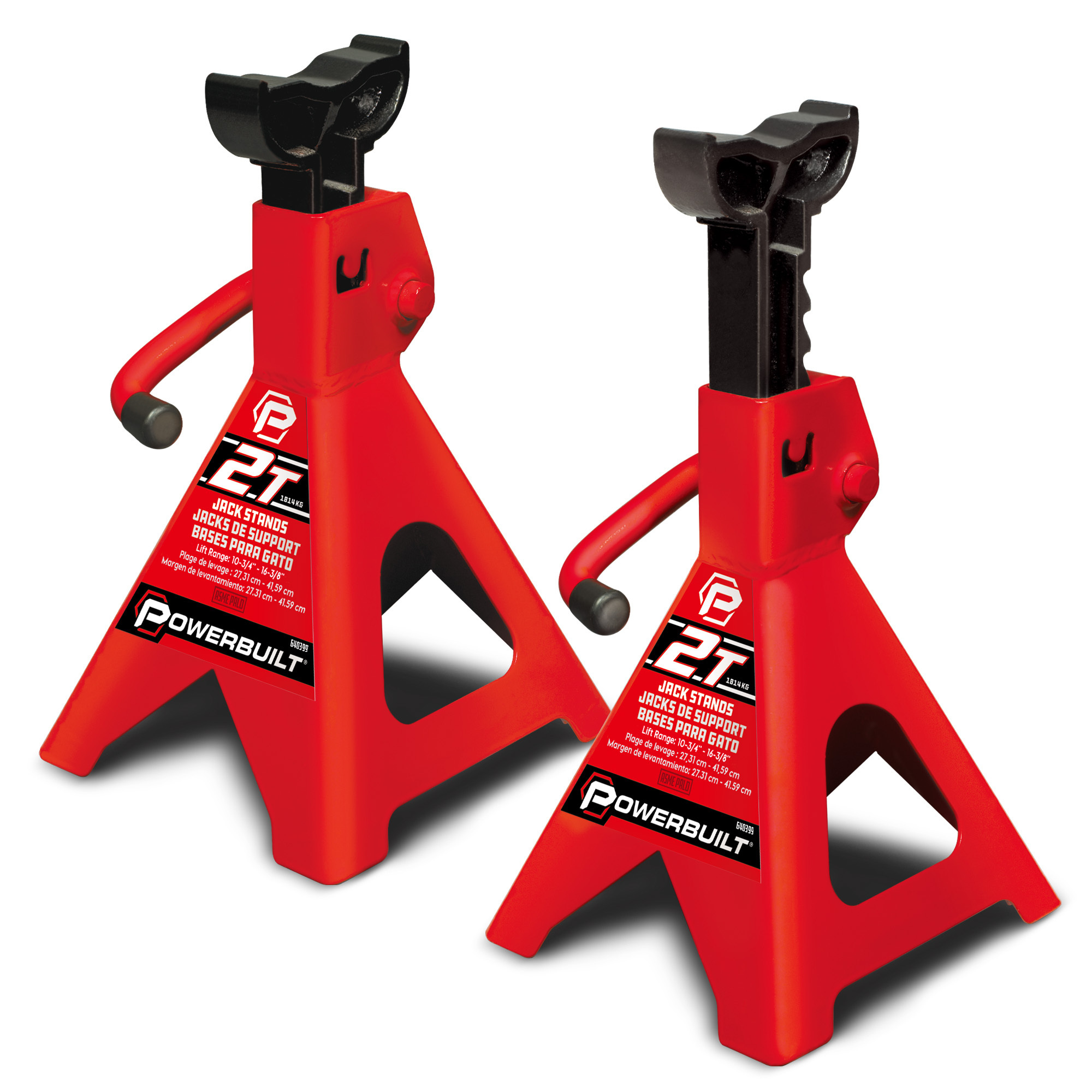 Powerbuilt, 2 Piece 2 Ton Jack Stands, Model # 640399